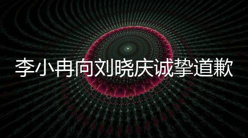 李小冉向刘晓庆诚挚道歉，背后情感纠葛引人深思