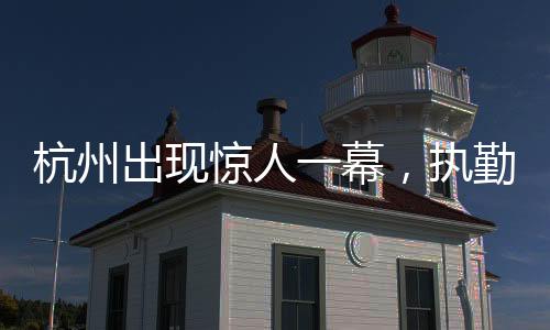 杭州出现惊人一幕，执勤兔子警官遭遇无视交通规则的挑战