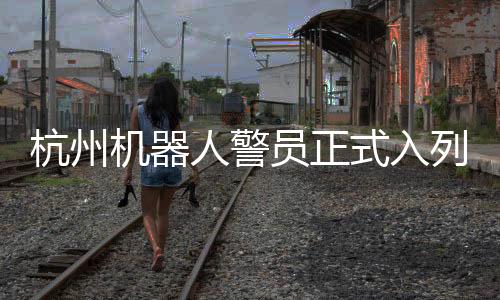 杭州机器人警员正式入列，开启智能巡逻新时代