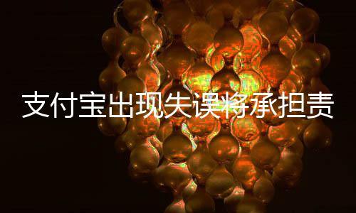 支付宝出现失误将承担责任新闻报道