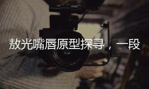 敖光嘴唇原型探寻，一段揭示历史魅力的故事