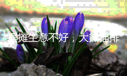 摆摊生意不好，大熊猫排队当托