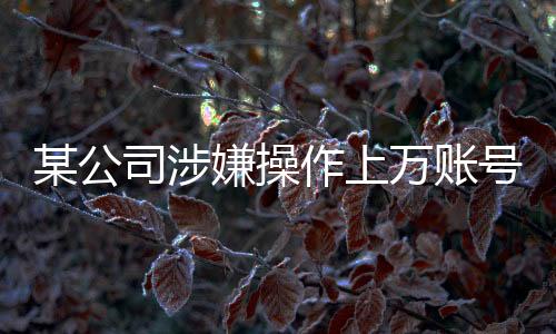 某公司涉嫌操作上万账号诋毁鸿蒙智行，揭示网络声誉攻击背后的真相