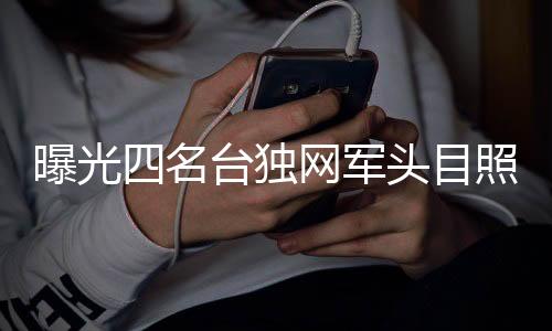 曝光四名台独网军头目照片，揭示网络分裂势力的真实面目
