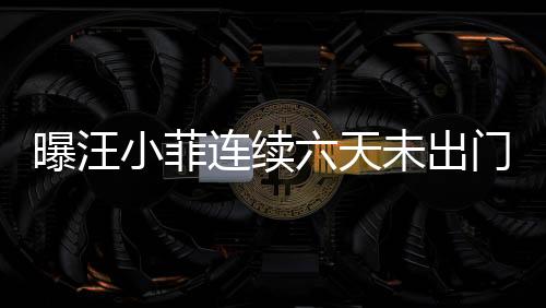 曝汪小菲连续六天未出门，S妈回应