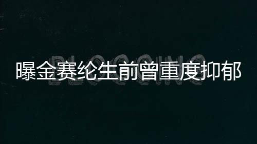 曝金赛纶生前曾重度抑郁 因赔偿金事件经济陷入困境