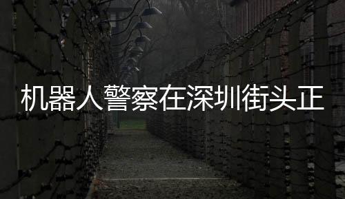 机器人警察在深圳街头正式执勤，未来城市的新篇章