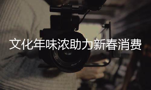 文化年味浓助力新春消费热