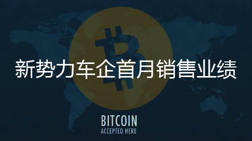 新势力车企首月销售业绩公布，潜力新军实力不俗展现未来可期