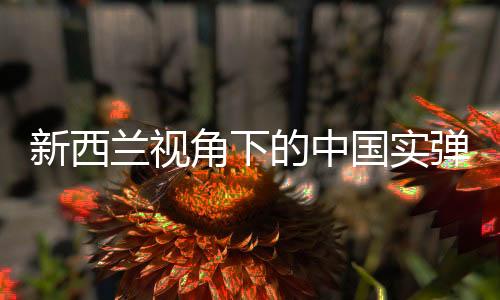 新西兰视角下的中国实弹演习，符合国际法的实践