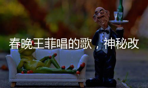春晚王菲唱的歌，神秘改字背后的故事