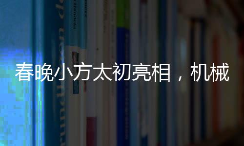 春晚小方太初亮相，机械化的舞台魔法