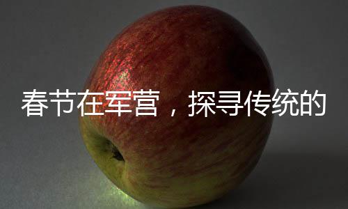 春节在军营，探寻传统的韵味与士兵们的年味故事