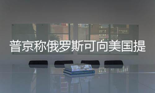 普京称俄罗斯可向美国提供大量铝原材料供应——一种对国际合作的深入解析