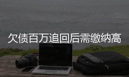 欠债百万追回后需缴纳高额税费，揭秘背后的故事