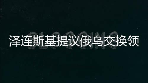 泽连斯基提议俄乌交换领土背后的复杂考量与期望