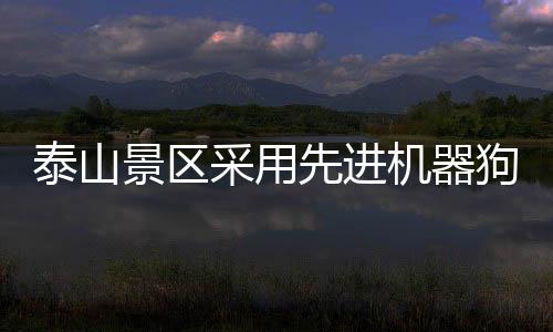 泰山景区采用先进机器狗驮运重物，回应创新和智能化管理话题