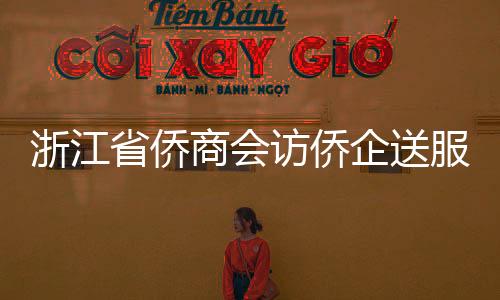 浙江省侨商会访侨企送服务 为产业“智”造注入“侨”动能