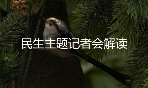 民生主题记者会解读