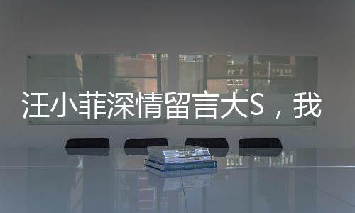 汪小菲深情留言大S，我好想你 触动网友心弦