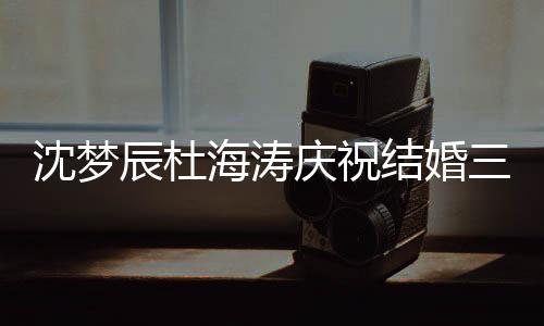 沈梦辰杜海涛庆祝结婚三周年，爱情长跑终于修成正果，婚姻生活幸福美满