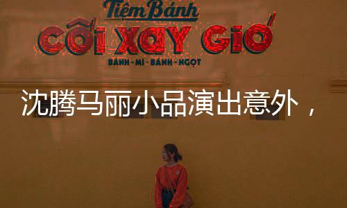 沈腾马丽小品演出意外，戛然而止的背后原因揭秘