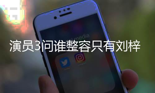 演员3问谁整容只有刘梓晨站起来，一场关于真实与自我表达的探讨