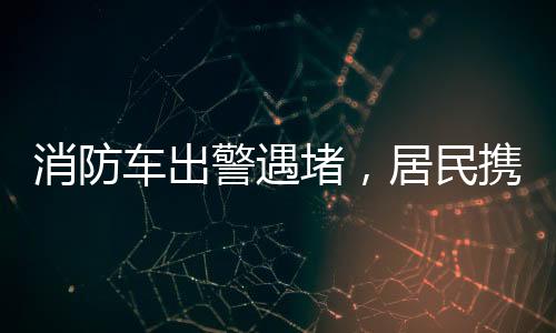 消防车出警遇堵，居民携手展现文明力量——掀翻挡道车事件回顾