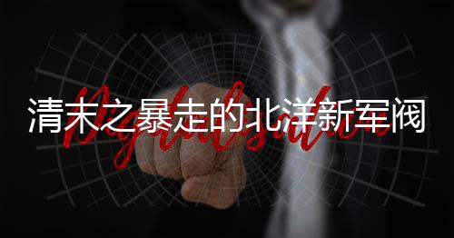 清末之暴走的北洋新军阀