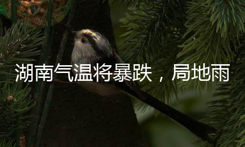 湖南气温将暴跌，局地雨夹雪——天气预警及应对指南