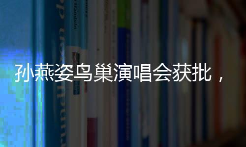 孙燕姿鸟巢演唱会获批，一场备受瞩目的音乐盛宴即将上演