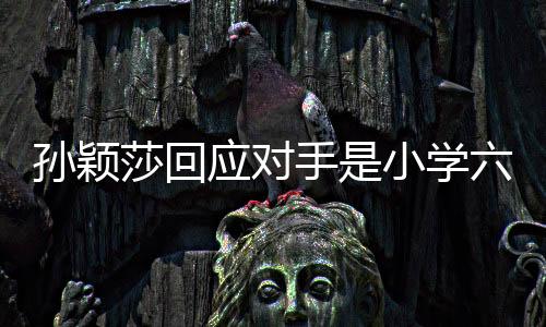 孙颖莎回应对手是小学六年级，一位天才少女的自述与成长之路