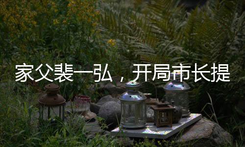 家父裴一弘，开局市长提拔高育良