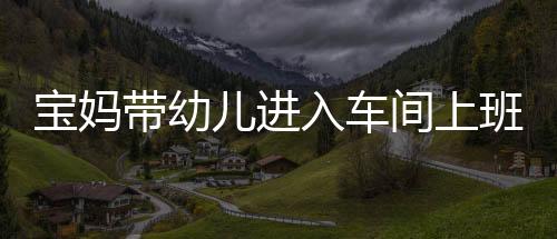 宝妈带幼儿进入车间上班引争议，师傅劝阻遭宝妈怼击