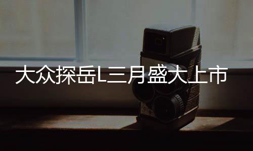 大众探岳L三月盛大上市，全新车型引领市场新潮流