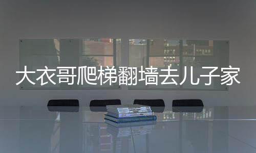 大衣哥爬梯翻墙去儿子家，一则邻里间的温情故事