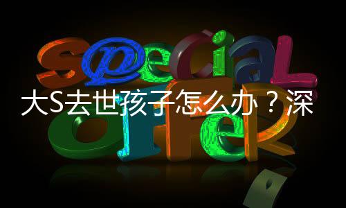 大S去世孩子怎么办？深度探讨一个家庭面临巨大变故的情感与责任问题