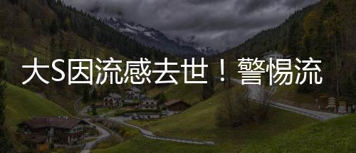 大S因流感去世！警惕流感症状，切勿拖延