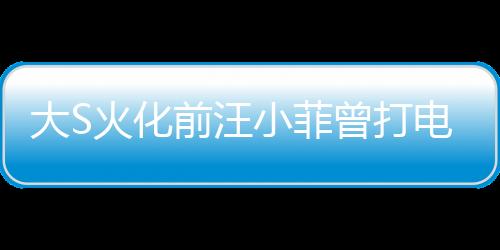 大S火化前汪小菲曾打电话大骂S妈，内幕曝光引热议