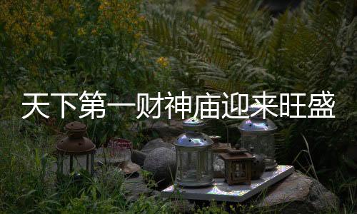 天下第一财神庙迎来旺盛凌晨游客流