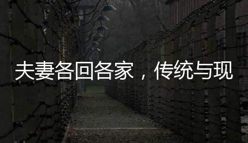 夫妻各回各家，传统与现代交织下的特殊过年方式——作为父母孩子的双重角色