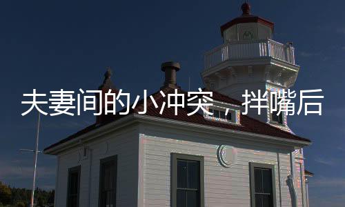 夫妻间的小冲突，拌嘴后的独特和解方式——丈夫直接抱走妻子