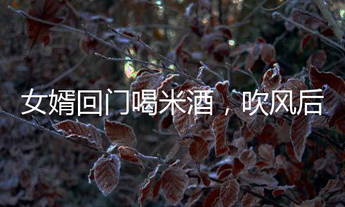 女婿回门喝米酒，吹风后被抬进屋