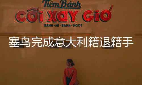 塞鸟完成意大利籍退籍手续，预计三月将为中国足球亮相