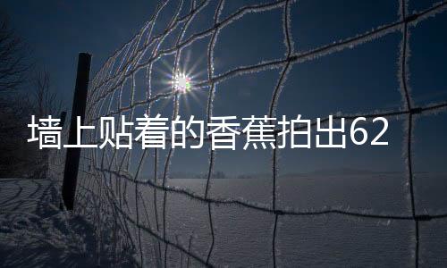 墙上贴着的香蕉拍出620万美元 波场币中国创始人拍得