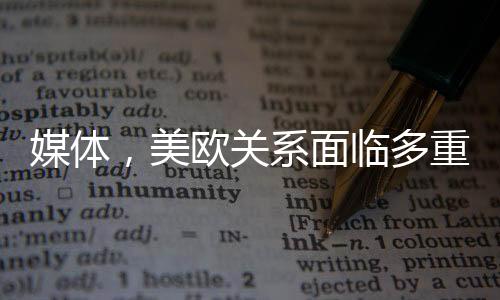媒体，美欧关系面临多重挑战