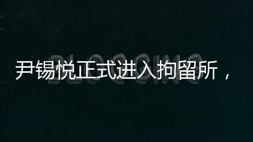 尹锡悦正式进入拘留所，背后故事的深度解析