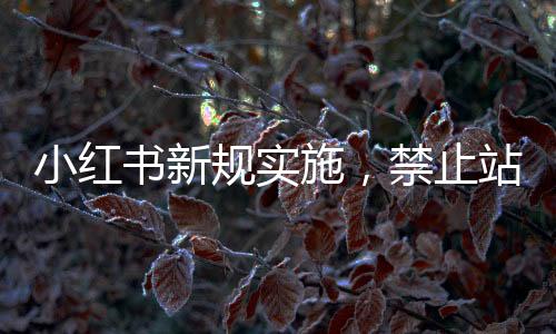 小红书新规实施，禁止站外导流，重塑平台生态