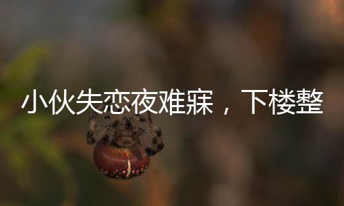 小伙失恋夜难寐，下楼整理电瓶车传递正能量