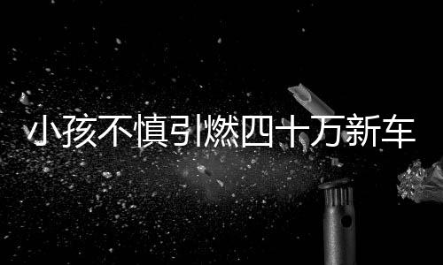 小孩不慎引燃四十万新车，车主淡然又订购一辆新座驾——究竟是怎样的气度和心态？